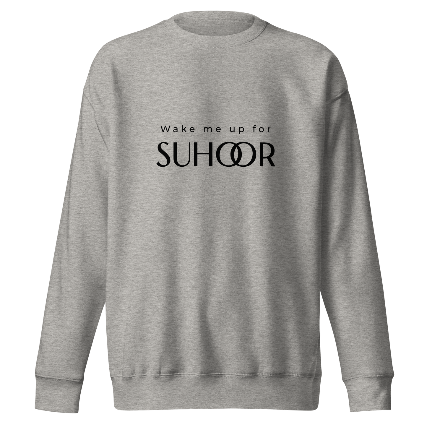 Unisex Adult Premium Suhoor crew neck Sweatshirt