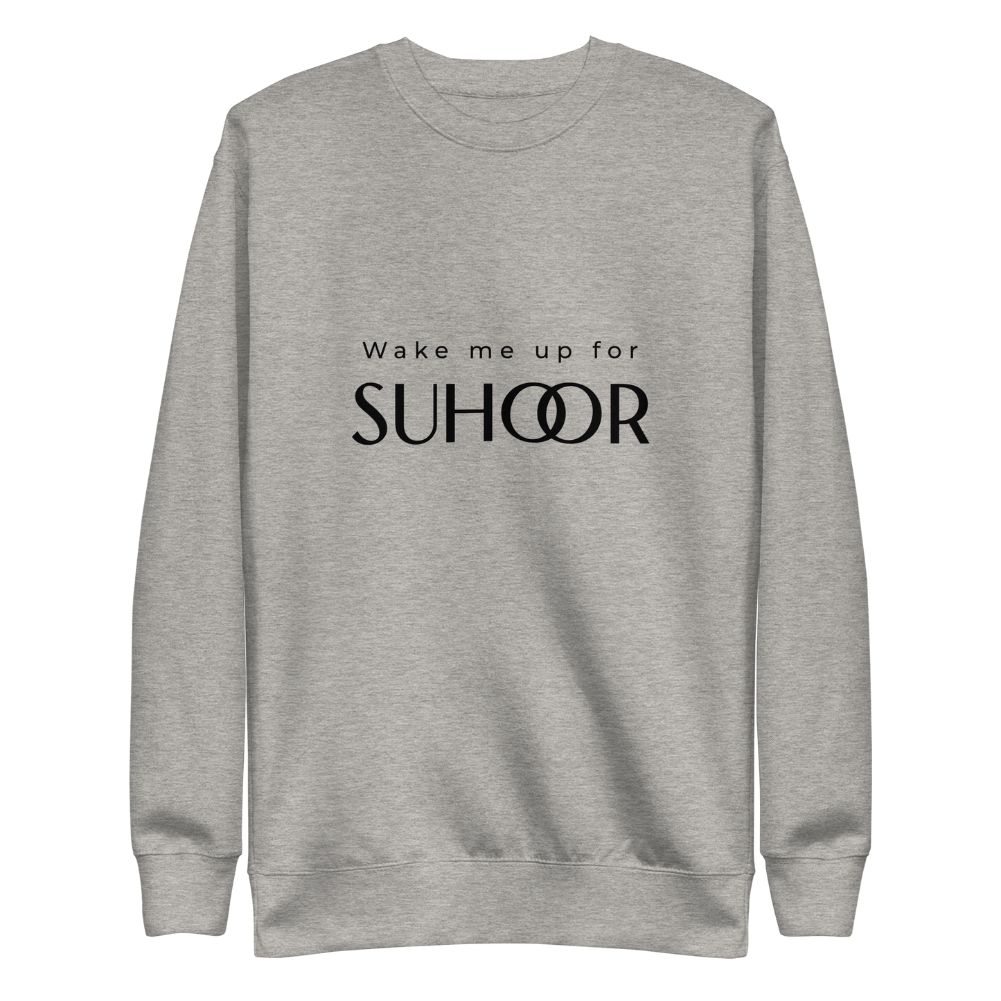 Unisex Adult Premium Suhoor crew neck Sweatshirt