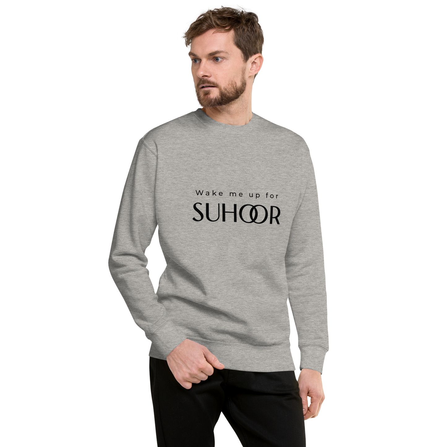 Unisex Adult Premium Suhoor crew neck Sweatshirt