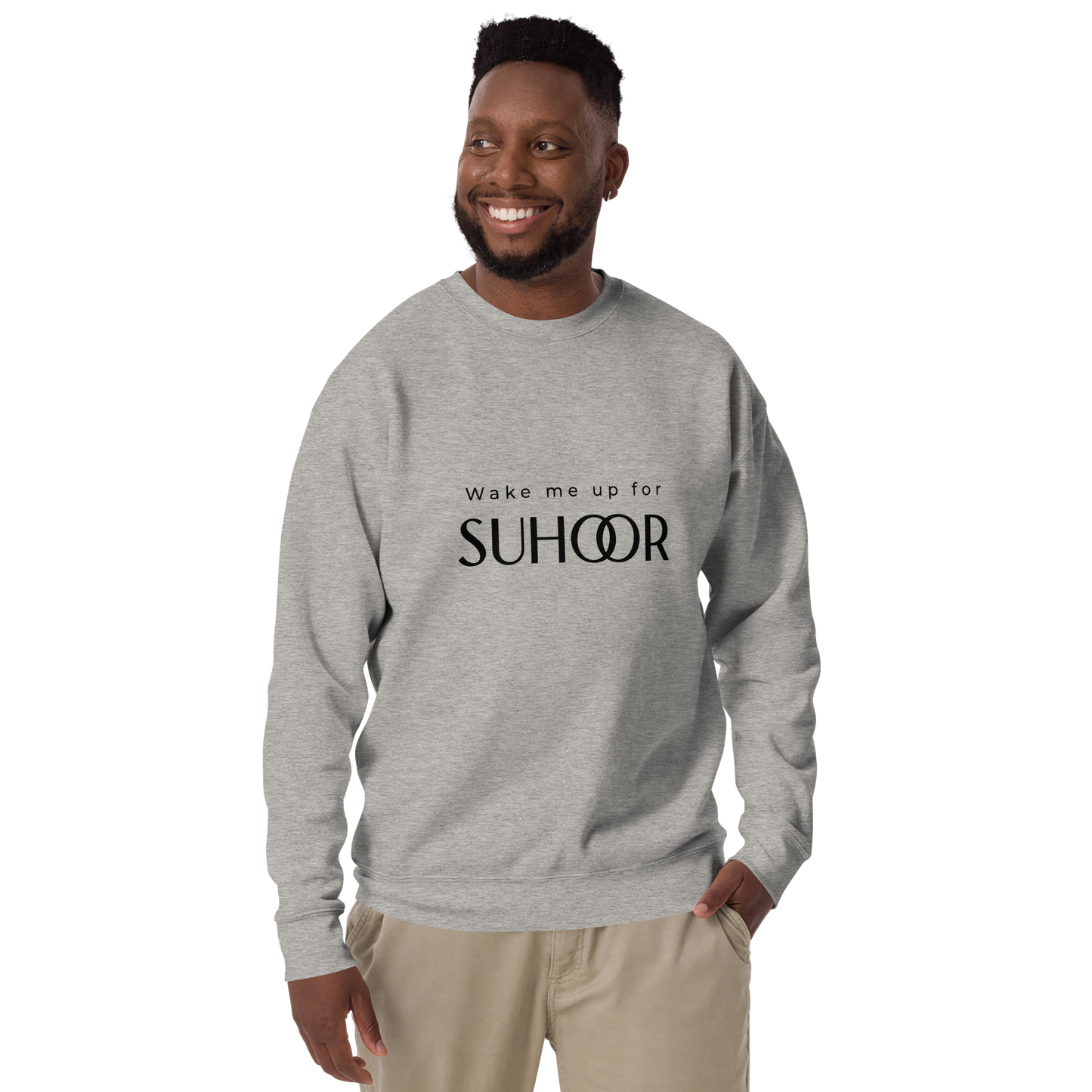 Unisex Adult Premium Suhoor crew neck Sweatshirt