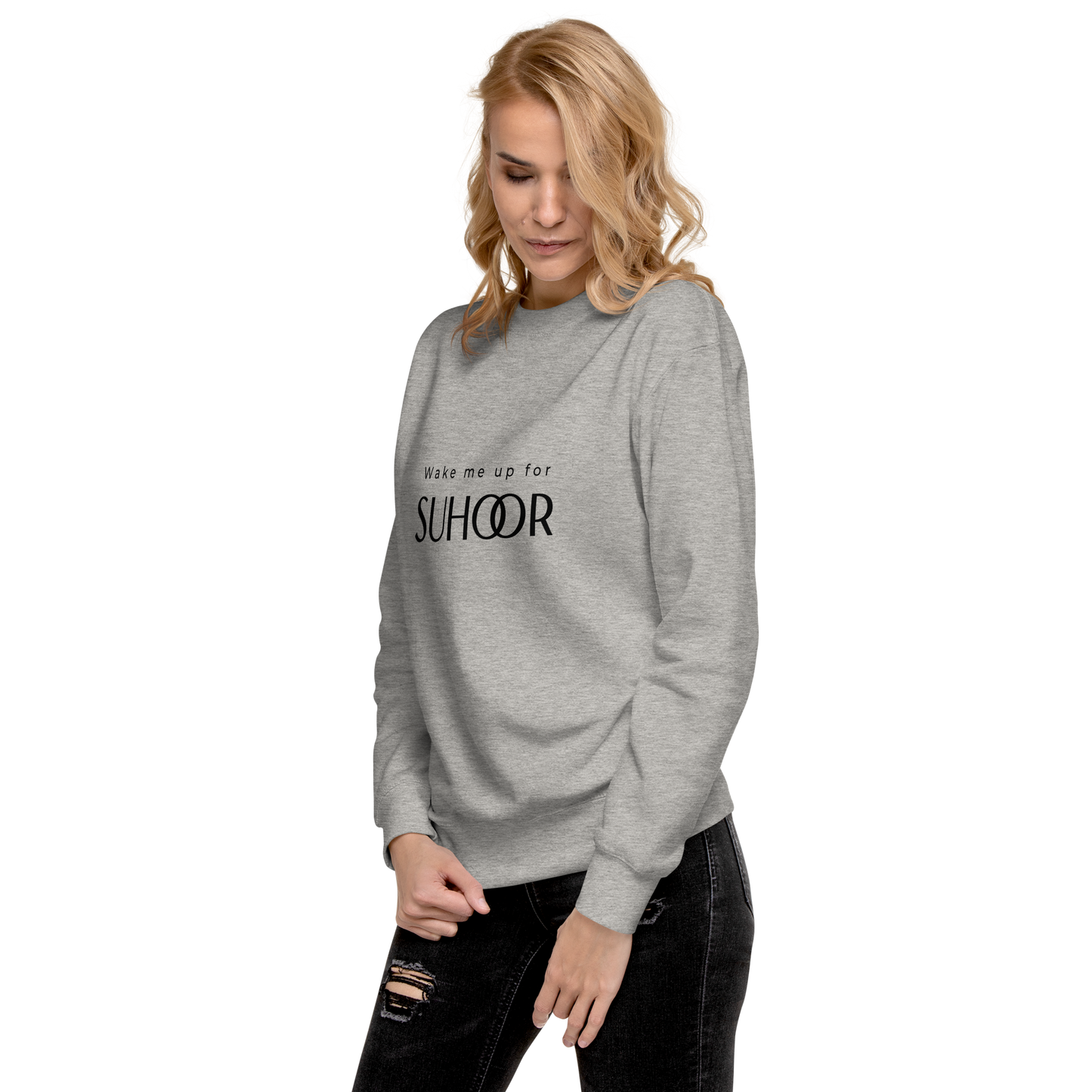 Unisex Adult Premium Suhoor crew neck Sweatshirt