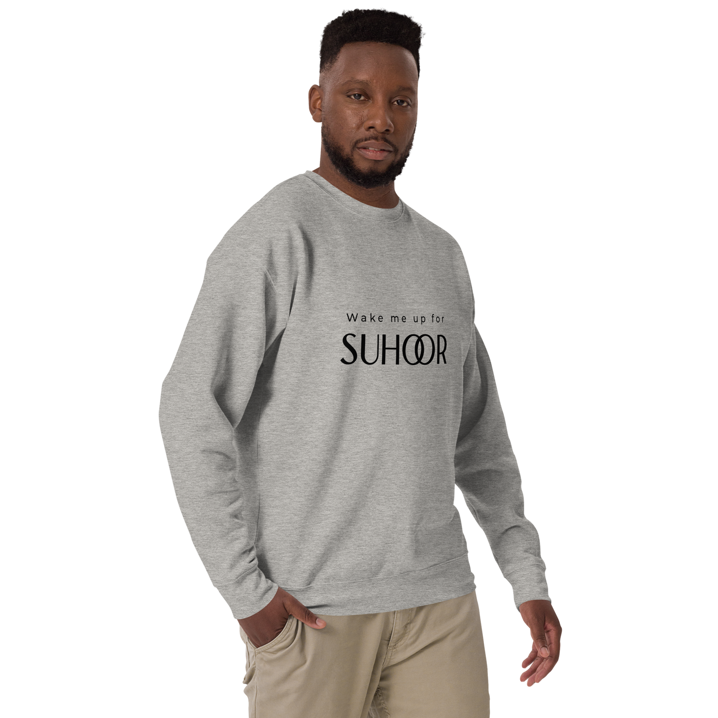 Unisex Adult Premium Suhoor crew neck Sweatshirt