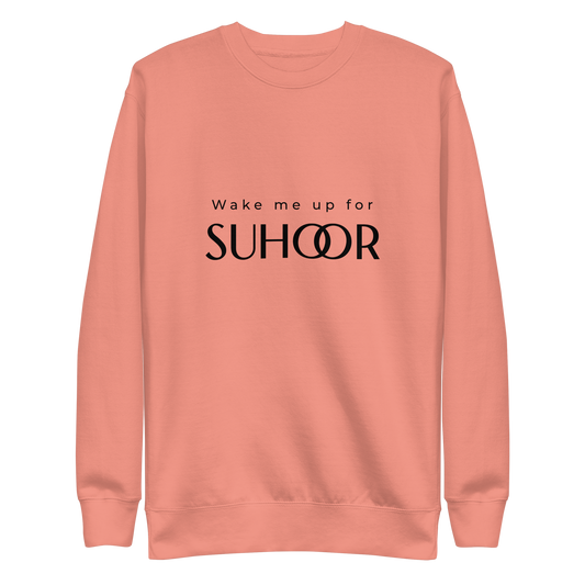 Unisex Adult Premium Suhoor crew neck Sweatshirt