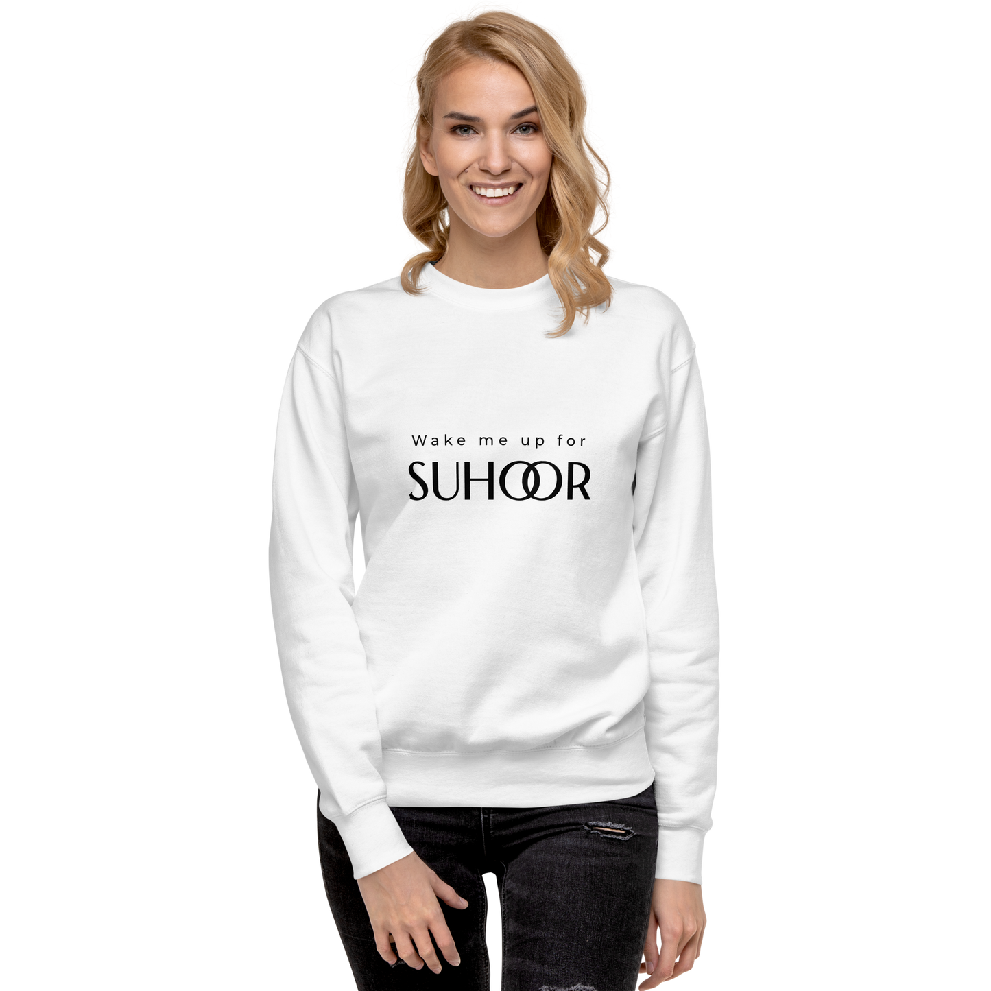 Unisex Adult Premium Suhoor crew neck Sweatshirt