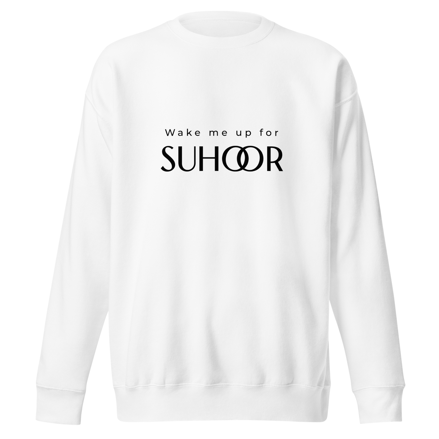 Unisex Adult Premium Suhoor crew neck Sweatshirt