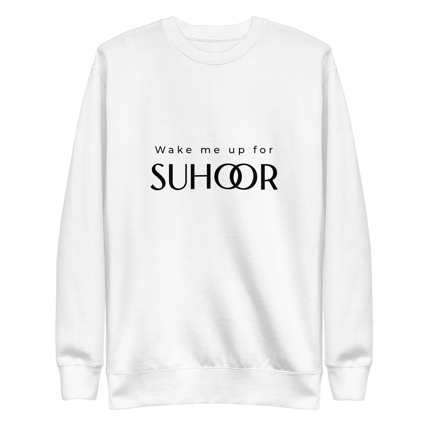 Unisex Adult Premium Suhoor crew neck Sweatshirt