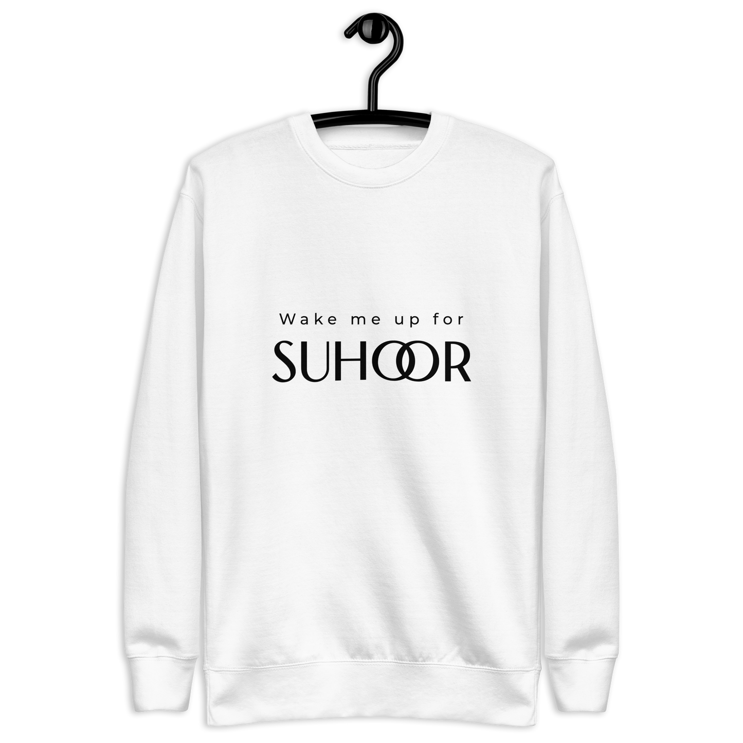 Unisex Adult Premium Suhoor crew neck Sweatshirt