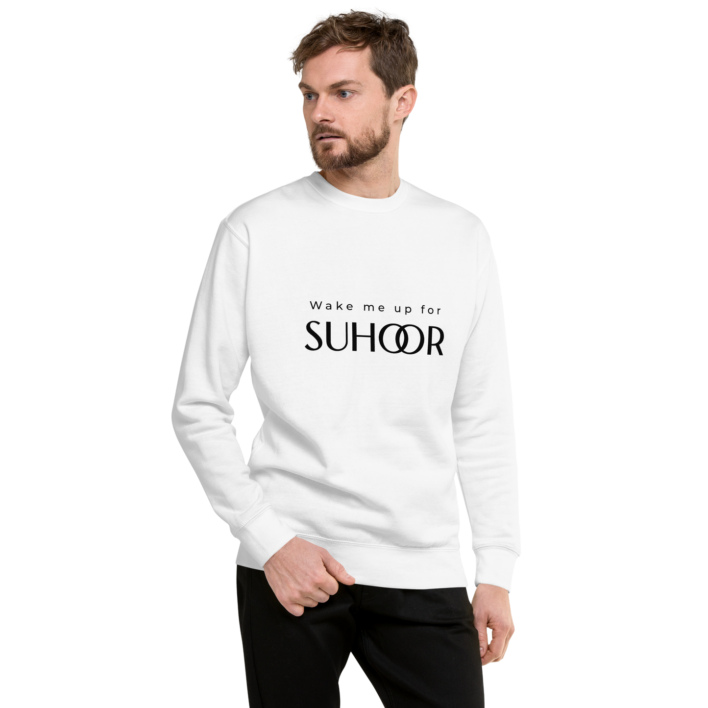 Unisex Adult Premium Suhoor crew neck Sweatshirt