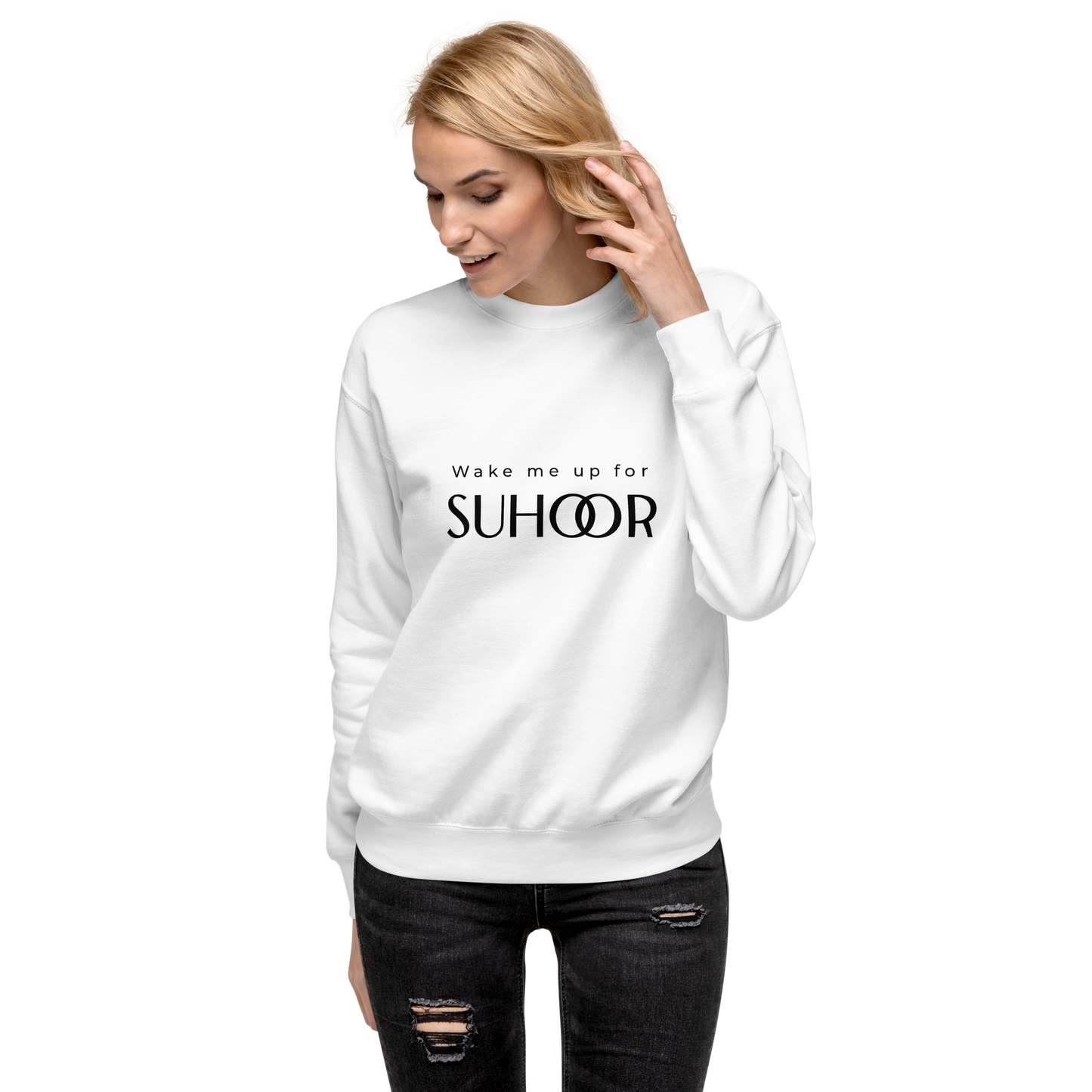 Unisex Adult Premium Suhoor crew neck Sweatshirt