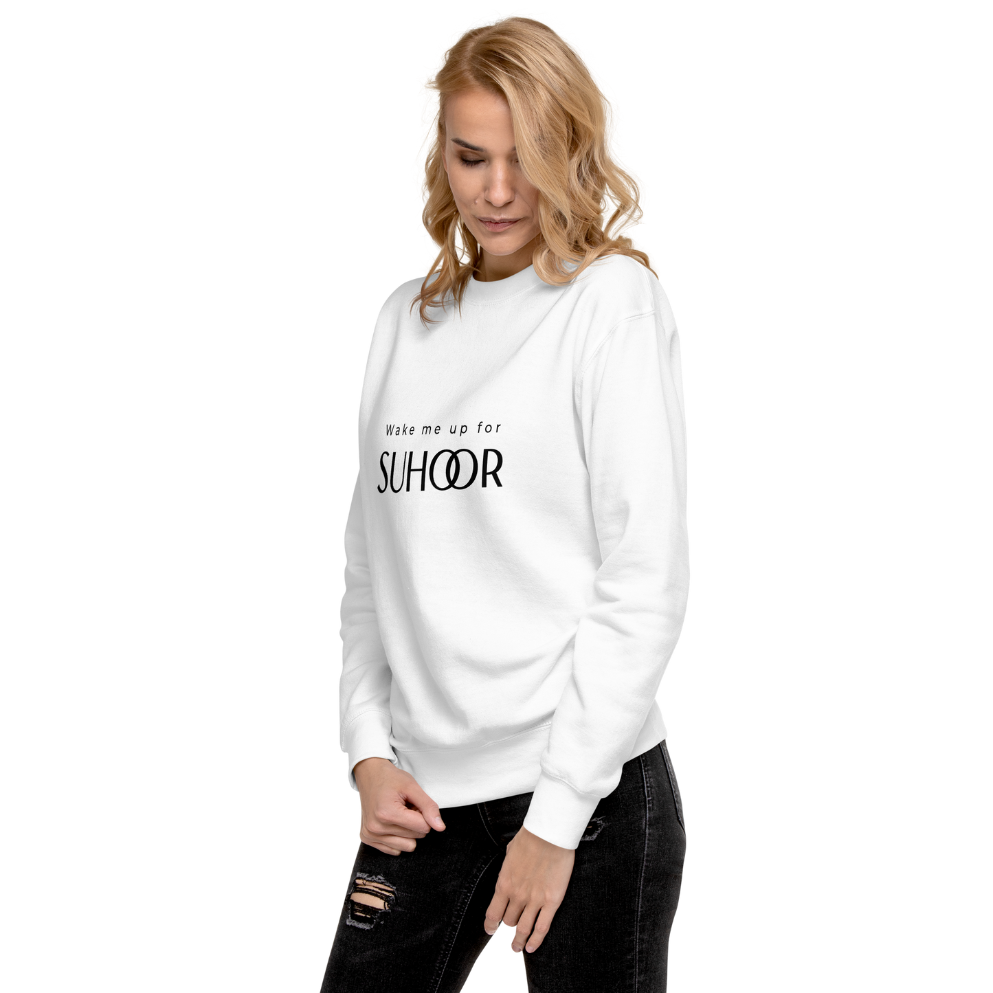 Unisex Adult Premium Suhoor crew neck Sweatshirt