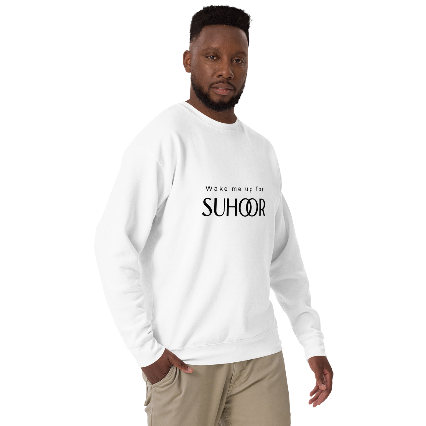 Unisex Adult Premium Suhoor crew neck Sweatshirt